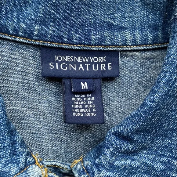 Jones New York Signature Jean Jacket - Picture 5 of 15
